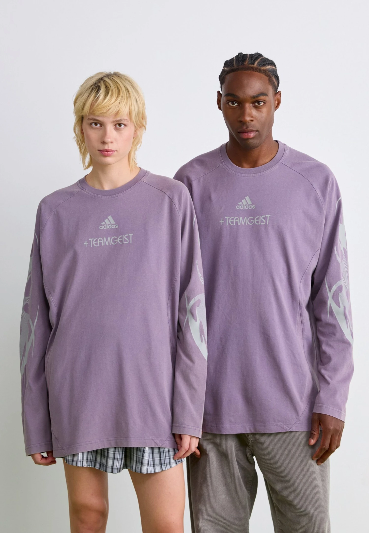 Adidas Originals ADILENIUM UNISEX - Long Sleeved Top - Shadow Violet 1 Adidas Originals ADILENIUM UNISEX - Long Sleeved Top - Shadow Violet