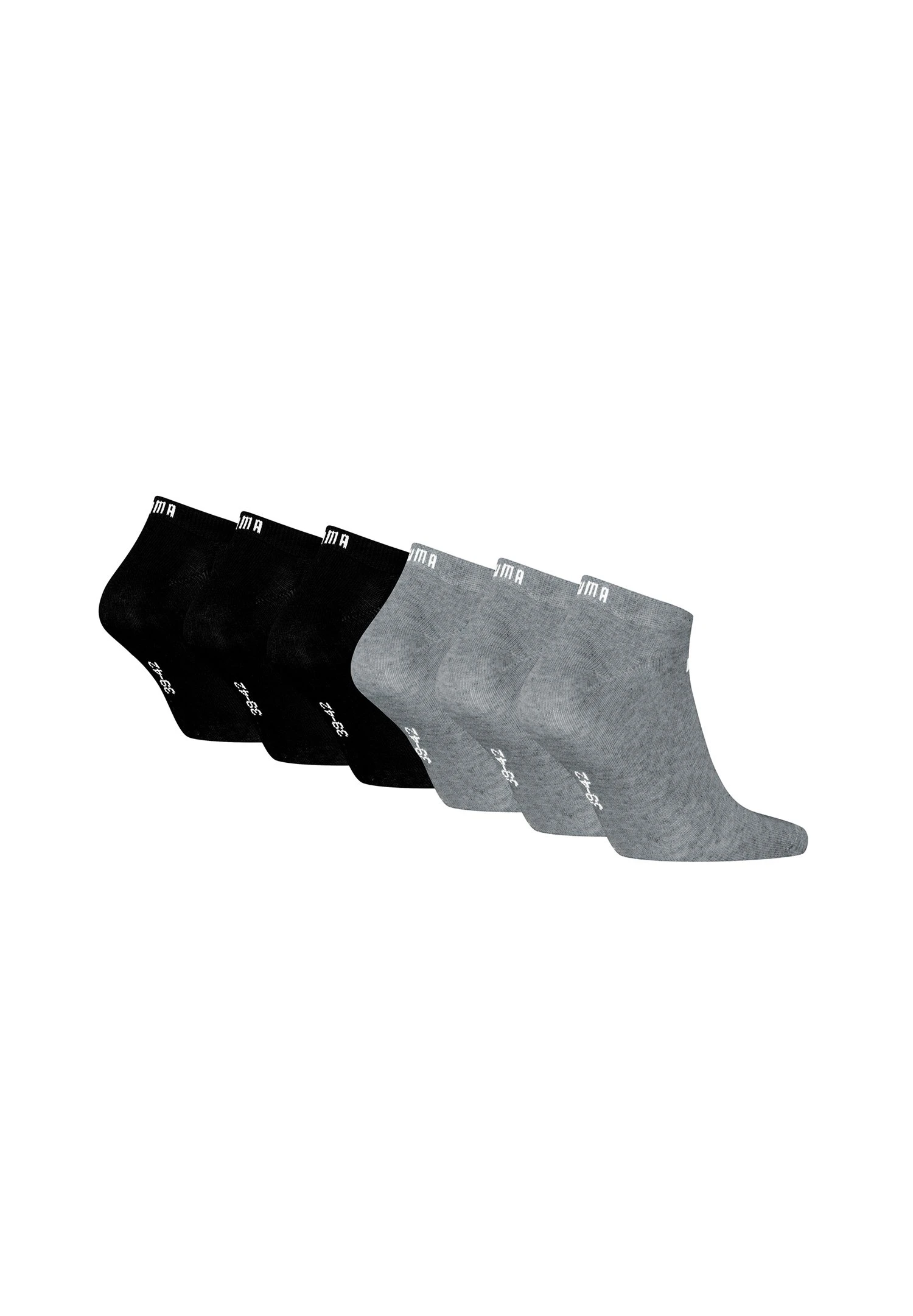 Puma UNISEX 6ER PACK - Socks - Black Grey 2 Puma UNISEX 6ER PACK - Socks - Black Grey – Bild 2