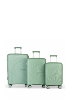 VEGAS 4 ROLLEN SET - Luggage Set - Graugrün