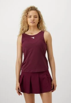 Diadora TANK ICON - Top - Maroon Banner
