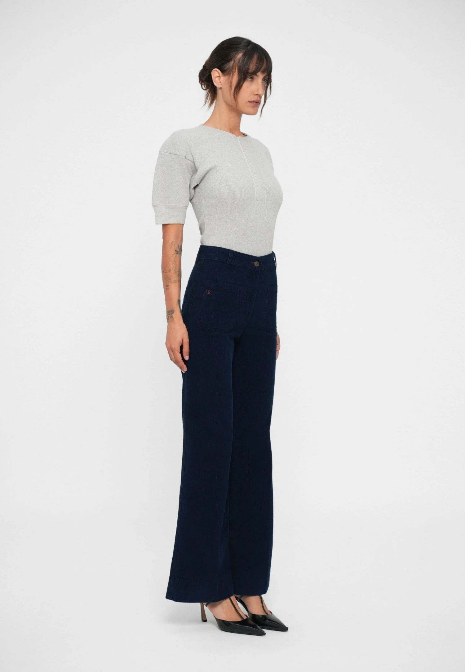 Victoria Beckham ALINA REGULAR - Wide Leg - Indigo 4 Victoria Beckham ALINA REGULAR - Wide Leg - Indigo – Bild 4