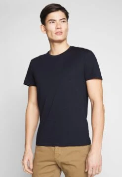 Pier One 2 PACK - T-Shirt Basic - White/dark Blue -Friboo Verkauf Geschaft 29e824f9825c4b58be6620e83ee4ac6b