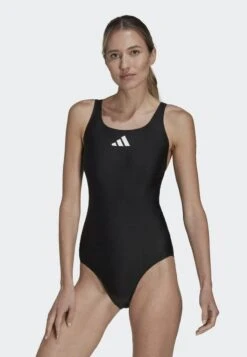 ADIDAS PERFORMANCE BAR LOGO - Badeanzug - Black White