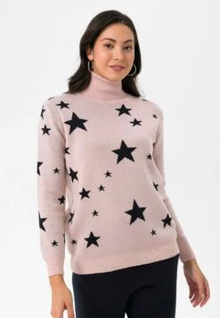 Strickpullover - Dark Blue Poudra