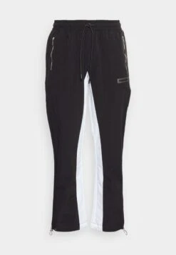 Pegador DEMERE WIDE TRACK PANTS UNISEX - Jogginghose - Black/white -Friboo Verkauf Geschaft 2a6745d8d1264f93a419f6cbf33cec04