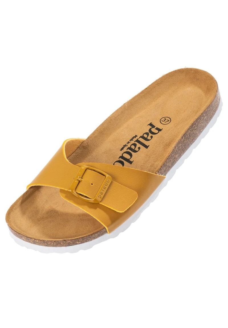 MALTA - Pantolette Flach - Mustard Yellow 2 MALTA - Pantolette Flach - Mustard Yellow – Bild 2