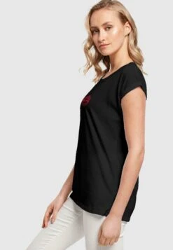 LOGO R EXTENDED SHOULDER TEE - T-Shirt Print - Black -Friboo Verkauf Geschaft 2b995d167acb4206878459cbfdca8e6b