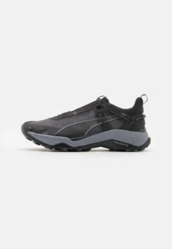 Puma EXPLORE NITRO - Laufschuh Trail - Black/gray Tile