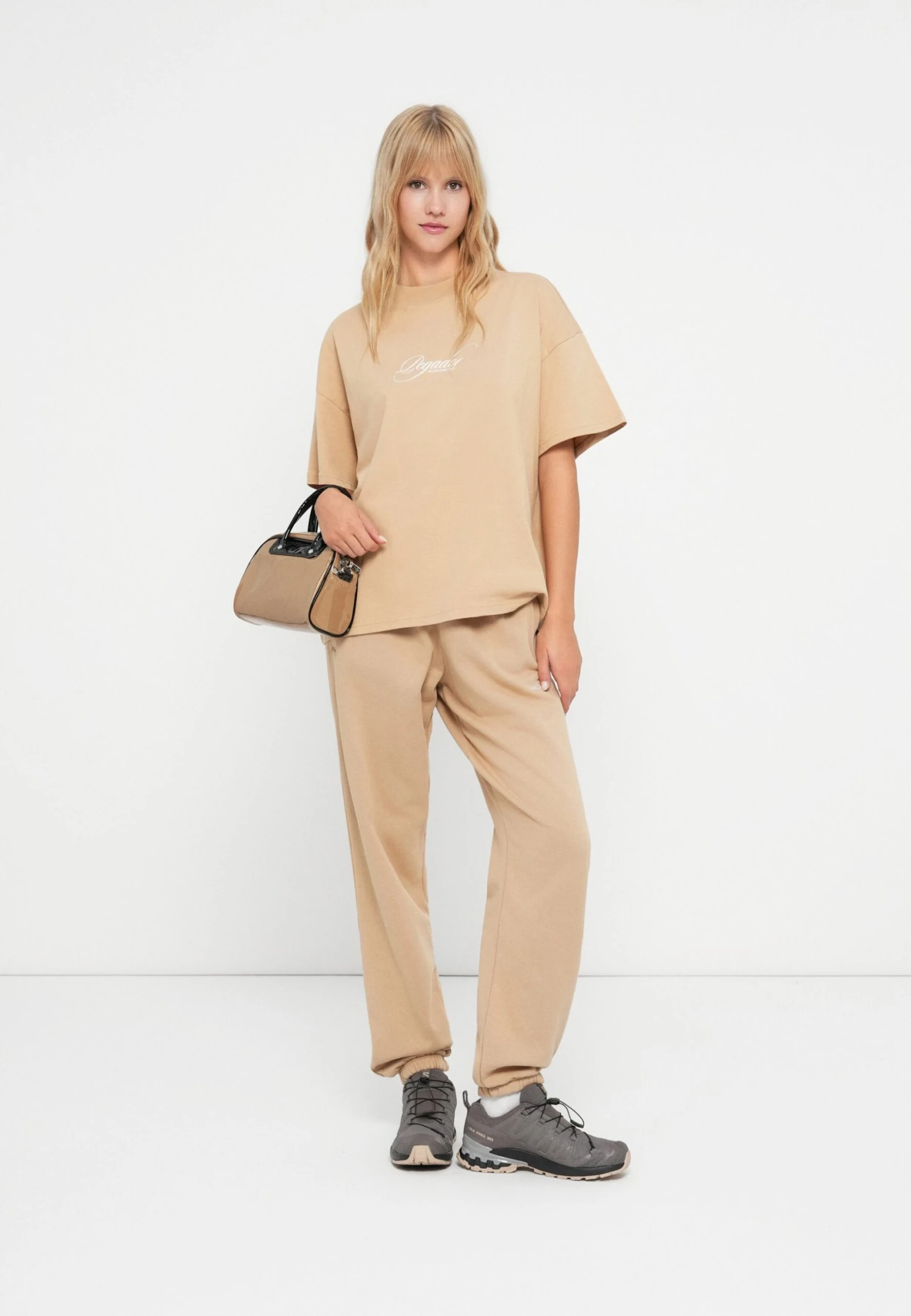 Pegador TESSI HEAVY OVERSIZED TEE - Print T-shirt - Washed Cappuccino 2 Pegador TESSI HEAVY OVERSIZED TEE - Print T-shirt - Washed Cappuccino – Bild 2