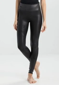 Neue Produkte 7 Spanx FAUX LEATHER LEGGINGS - Leggings - Strümpfe - Black