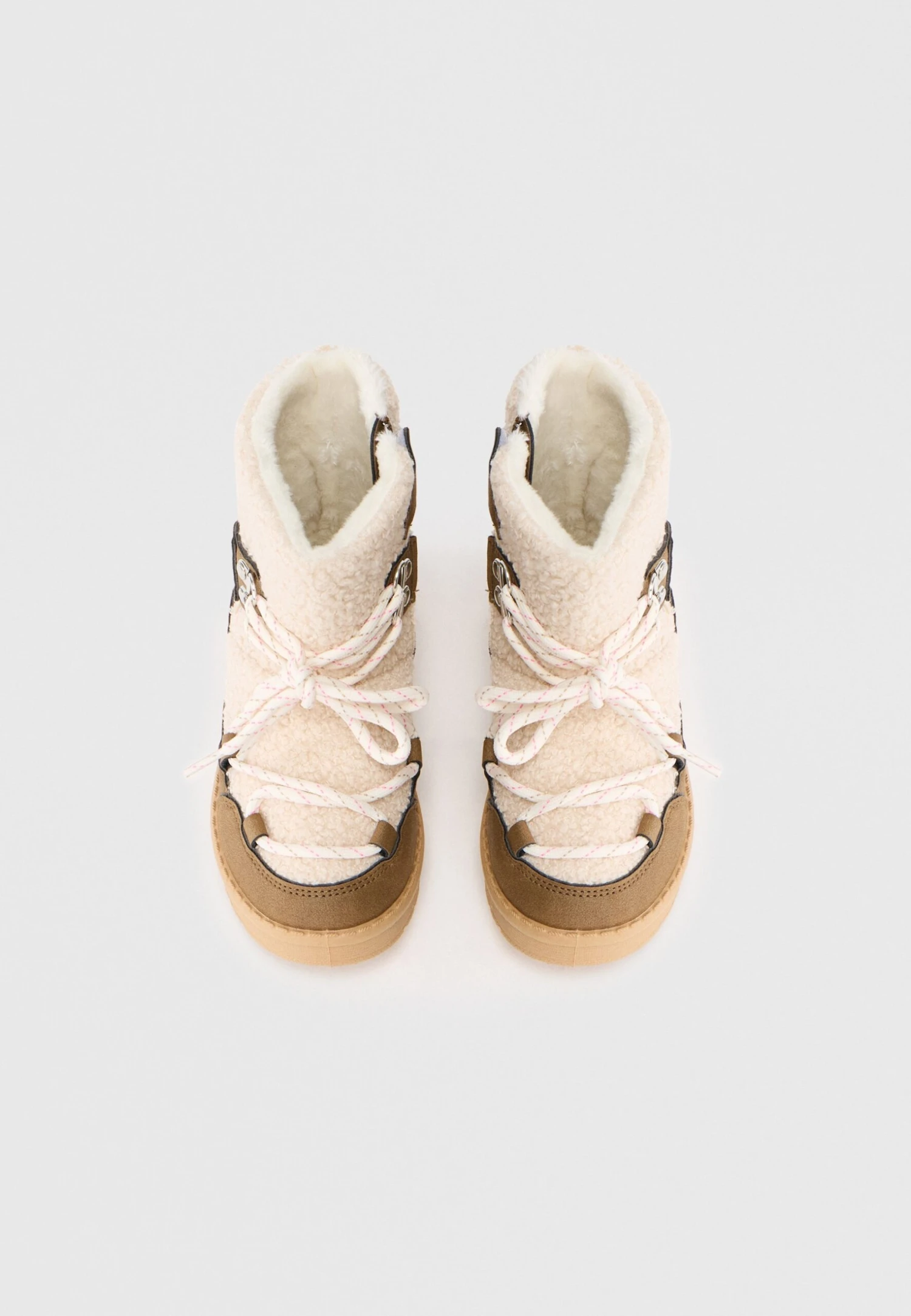 Friboo Schnürstiefelette - Beige 4 Friboo Schnürstiefelette - Beige – Bild 4