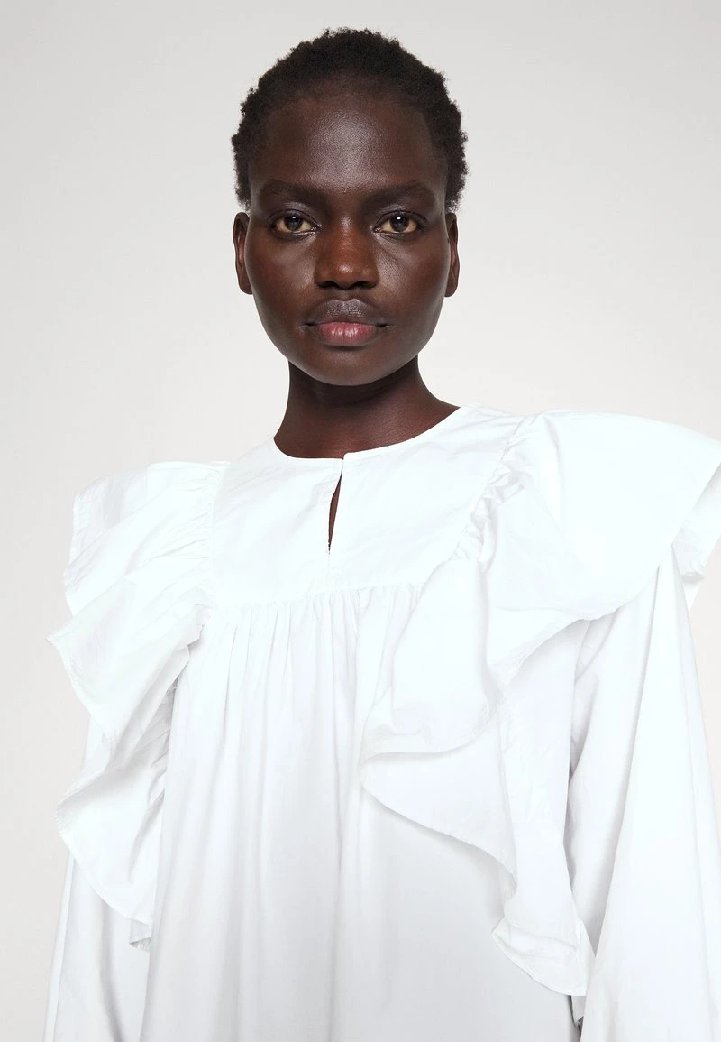 NEESHA CRISPY POPLIN - Freizeitkleid - Bright White 4 NEESHA CRISPY POPLIN - Freizeitkleid - Bright White – Bild 4