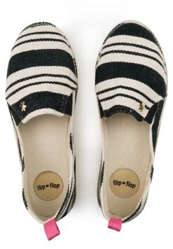 STRIPED - Espadrille - Schwarz -Friboo Verkauf Geschaft 31f4eecc257f4ddd92d8b3bf25f2b307