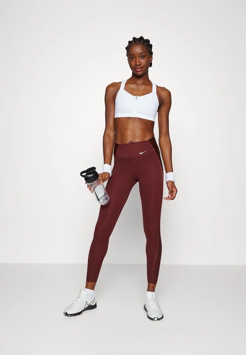 Nike Performance ALPHA ZIP FRONT BRA - Sport-BH Mit Starker Stützkraft - Weiss 2 Nike Performance ALPHA ZIP FRONT BRA - Sport-BH Mit Starker Stützkraft - Weiss – Bild 2