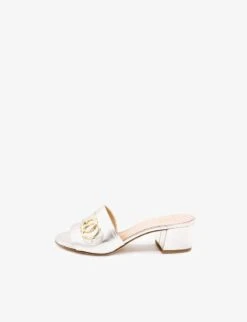 VANILLE - Pantolette Flach - Gold