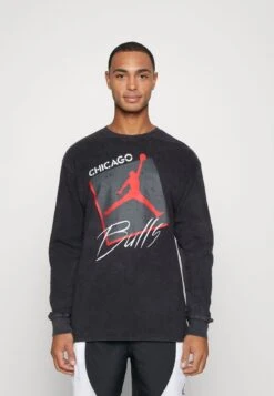 Nike Performance NBA CHICAGO BULLS MAX 90 - Langarmshirt - Black