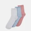 Pieces 3 PACK - Socken - Cloud Dancer