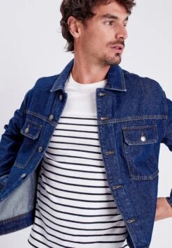 GERADE GESCHNITTENE - Jeansjacke - Denim Stone -Friboo Verkauf Geschaft 34ccefaca75f439191b60dc756f709ac