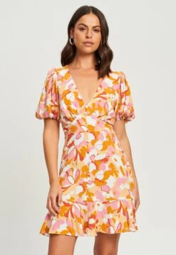 VIE - Freizeitkleid - Tangerine Bloom