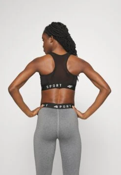 4F BRA - Sport-BH Mit Leichter Stützkraft - Deep Black -Friboo Verkauf Geschaft 35b415758f7d4d69b827a48008f4c31c