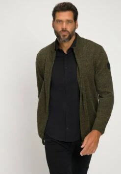 JP1880 Strickjacke - Moosgrün