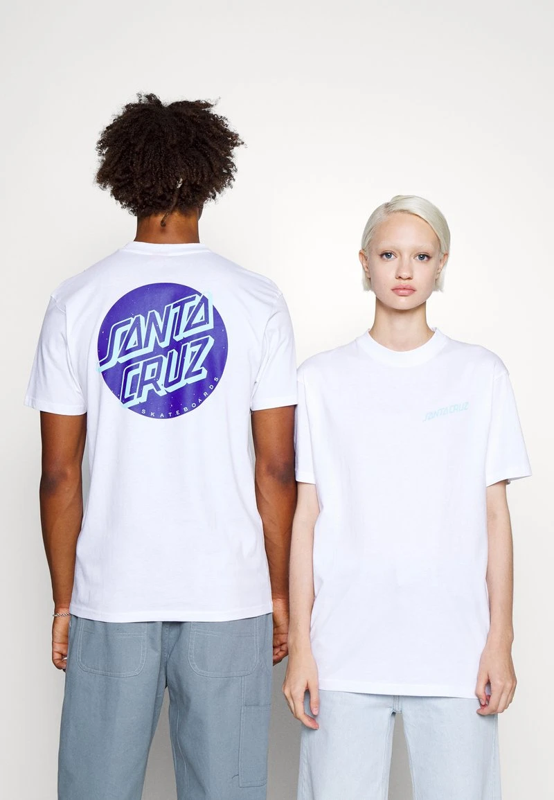 Santa Cruz SHADOWLESS DOT UNISEX - T-Shirt Print - White 1 Santa Cruz SHADOWLESS DOT UNISEX - T-Shirt Print - White