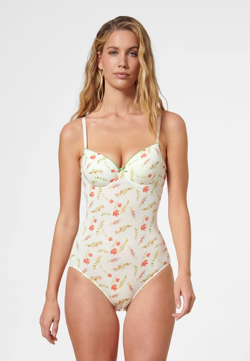 MIT BLÜTENPRINT - Body - Creme Multicolor 1 MIT BLÜTENPRINT - Body - Creme Multicolor