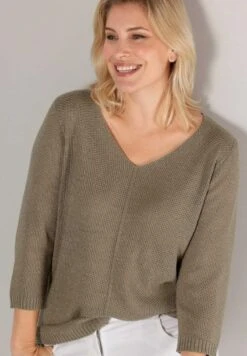 Strickpullover - Taupe 11 Strickpullover - Taupe -Friboo Verkauf Geschaft 3913cd46bc7b4ae1b31467d765e00b0b