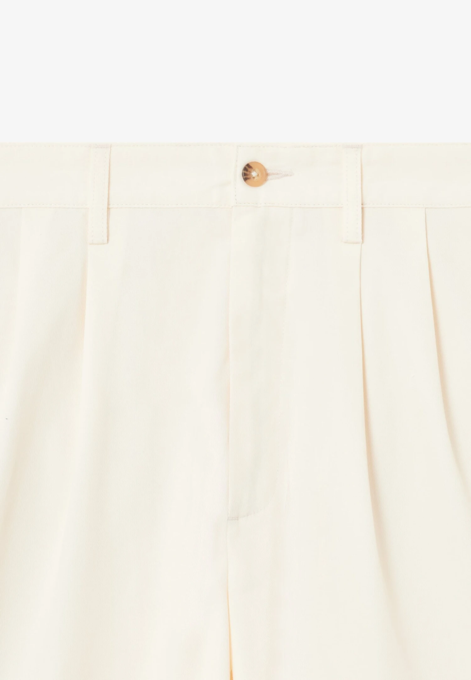 DOUBLE PLEATED UNISEX - Shorts - Antique White 8 DOUBLE PLEATED UNISEX - Shorts - Antique White – Bild 8