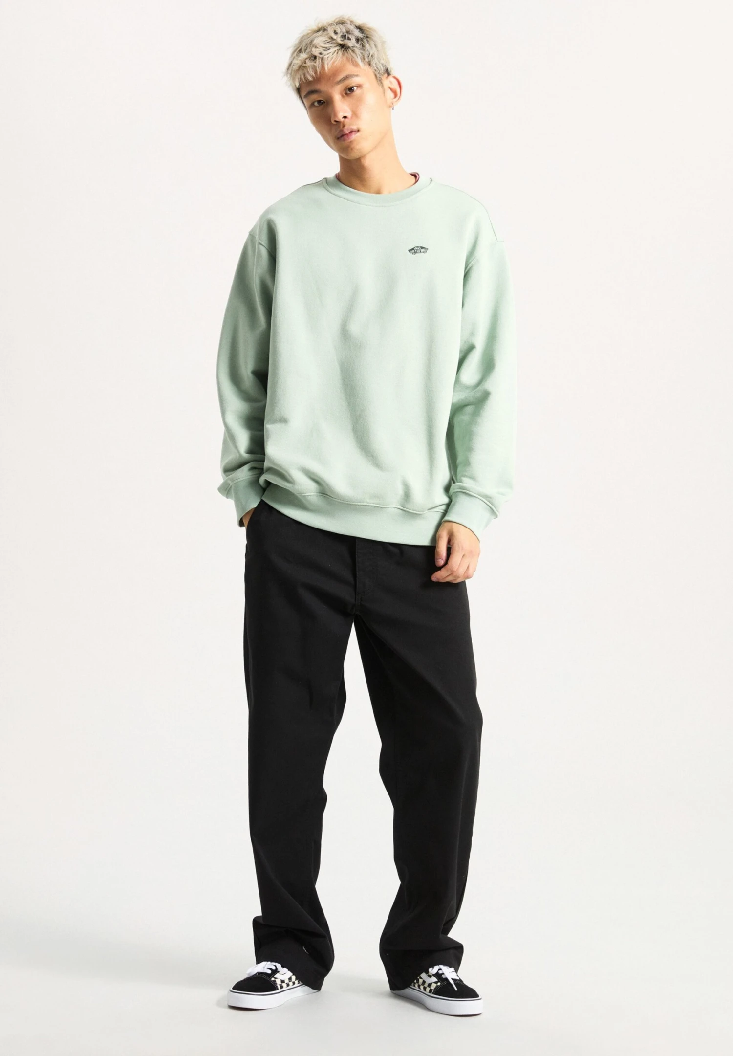 Vans STYLE 76 LOOSE FIT - Sweatshirt - Grey Turquoise 2 Vans STYLE 76 LOOSE FIT - Sweatshirt - Grey Turquoise – Bild 2