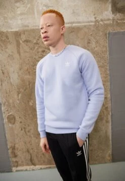 Adidas Originals ESSENTIAL CREW - Sweatshirt - Blue Dawn