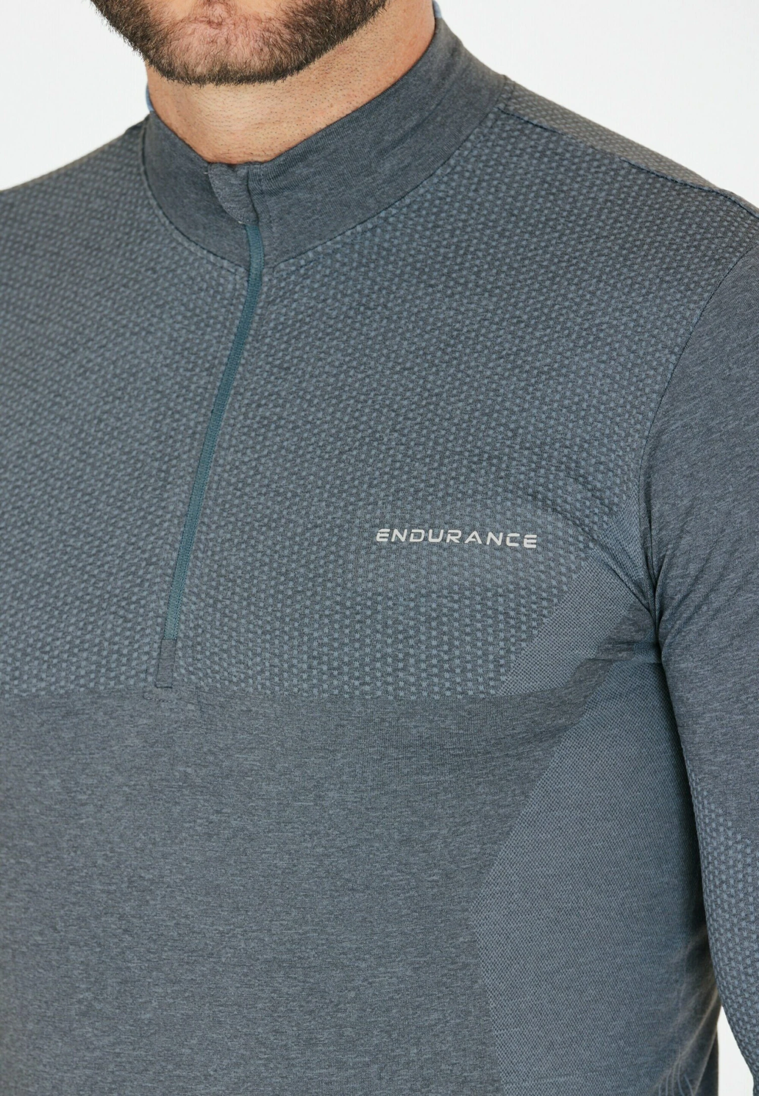 Endurance FUNKTION JARO M SEAMLESS MIDLAYER - Long Sleeved Top - Blue Mirage 4 Endurance FUNKTION JARO M SEAMLESS MIDLAYER - Long Sleeved Top - Blue Mirage – Bild 4