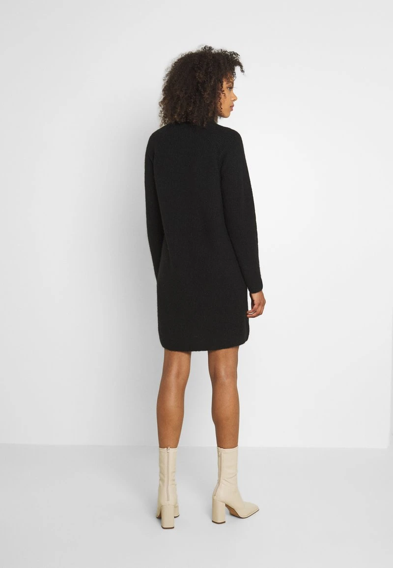 Pieces PCELLEN HIGH NECK DRESS - Strickkleid - Black 3 Pieces PCELLEN HIGH NECK DRESS - Strickkleid - Black – Bild 3