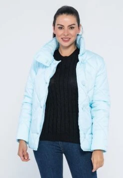 MIT STEHKRAGEN - Winterjacke - Teal Green -Friboo Verkauf Geschaft 3b7154c8b1f742b6bc69edf84f0652b3