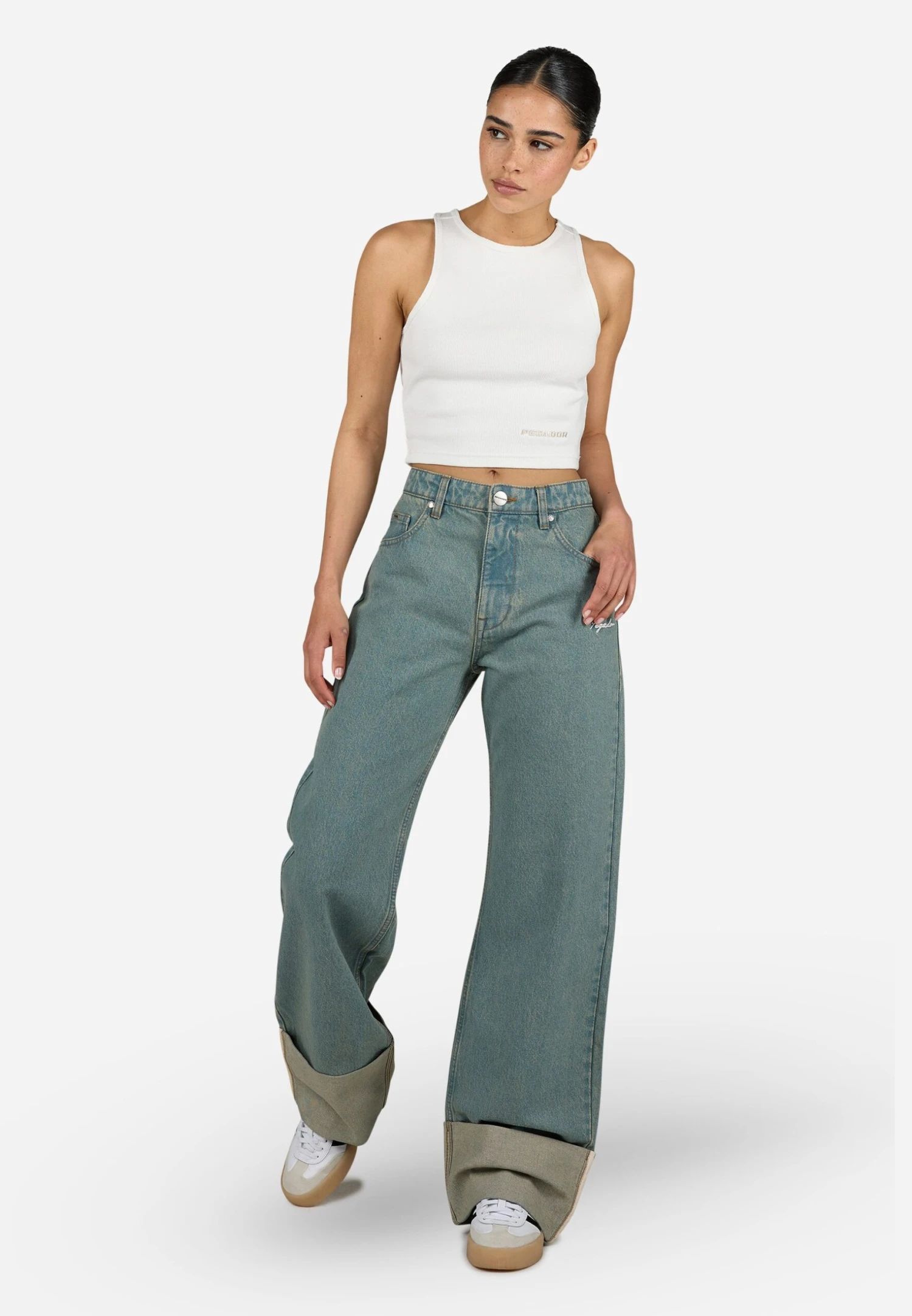 Pegador ELINA WIDE LEG - Wide Leg - Washed Vintage Blue 2 Pegador ELINA WIDE LEG - Wide Leg - Washed Vintage Blue – Bild 2