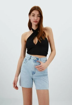 Noisy May HIGH WAIST - Jeans Shorts - Light Blue Denim 6 Noisy May HIGH WAIST - Jeans Shorts - Light Blue Denim – Bild 6