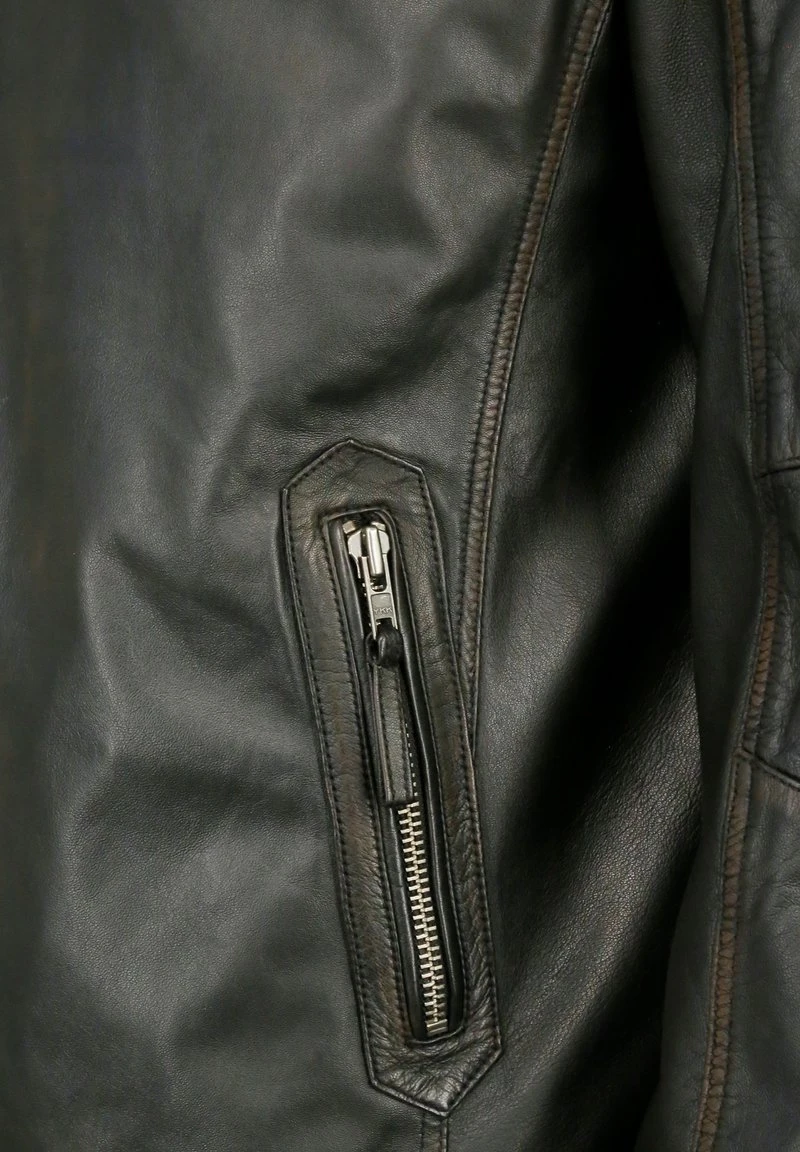 Lederjacke - Brown 3 Lederjacke - Brown – Bild 3