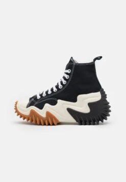 Converse RUN STAR MOTION PLATFORM UNISEX - Sneaker High - Black/white/honey
