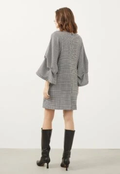 GINGHAM - Freizeitkleid - Black -Friboo Verkauf Geschaft 41371d8d7967465687a90bd066bf6501