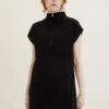 TOM TAILOR Denim Strickkleid - Deep Black