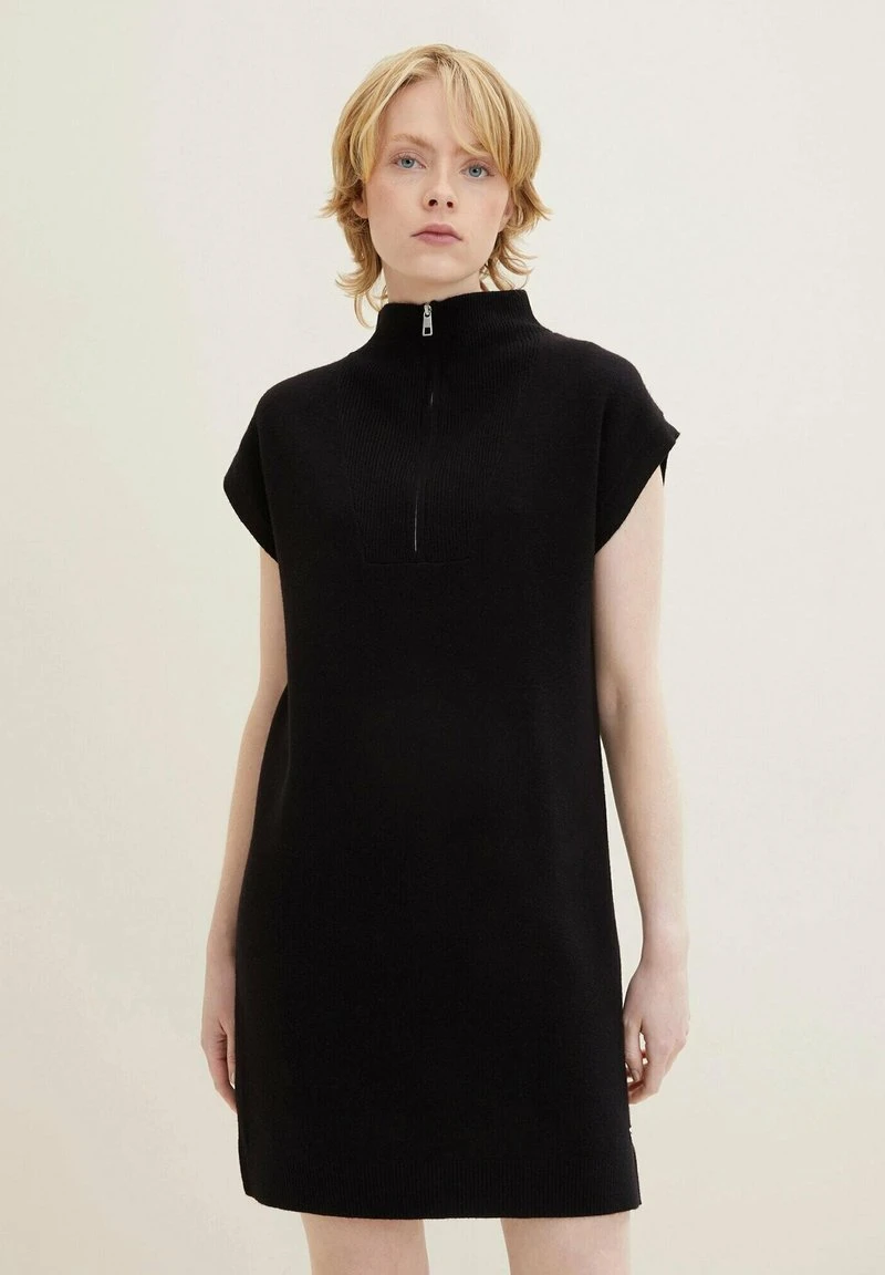 TOM TAILOR Denim Strickkleid - Deep Black 1 TOM TAILOR Denim Strickkleid - Deep Black
