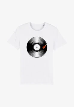 SCHALLPLATTE - T-Shirt Print - White