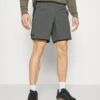 Under Armour HIIT SHORTS - Kurze Sporthose - Pitch Gray/black