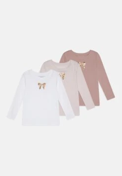 Friboo 3 PACK - Langarmshirt - Light Pink/off-white/mauve