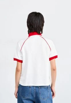 Adidas Originals Polo Shirt - White/better Scarlet -Friboo Verkauf Geschaft 42cb4f46a3114bc3916373adccf22cfc