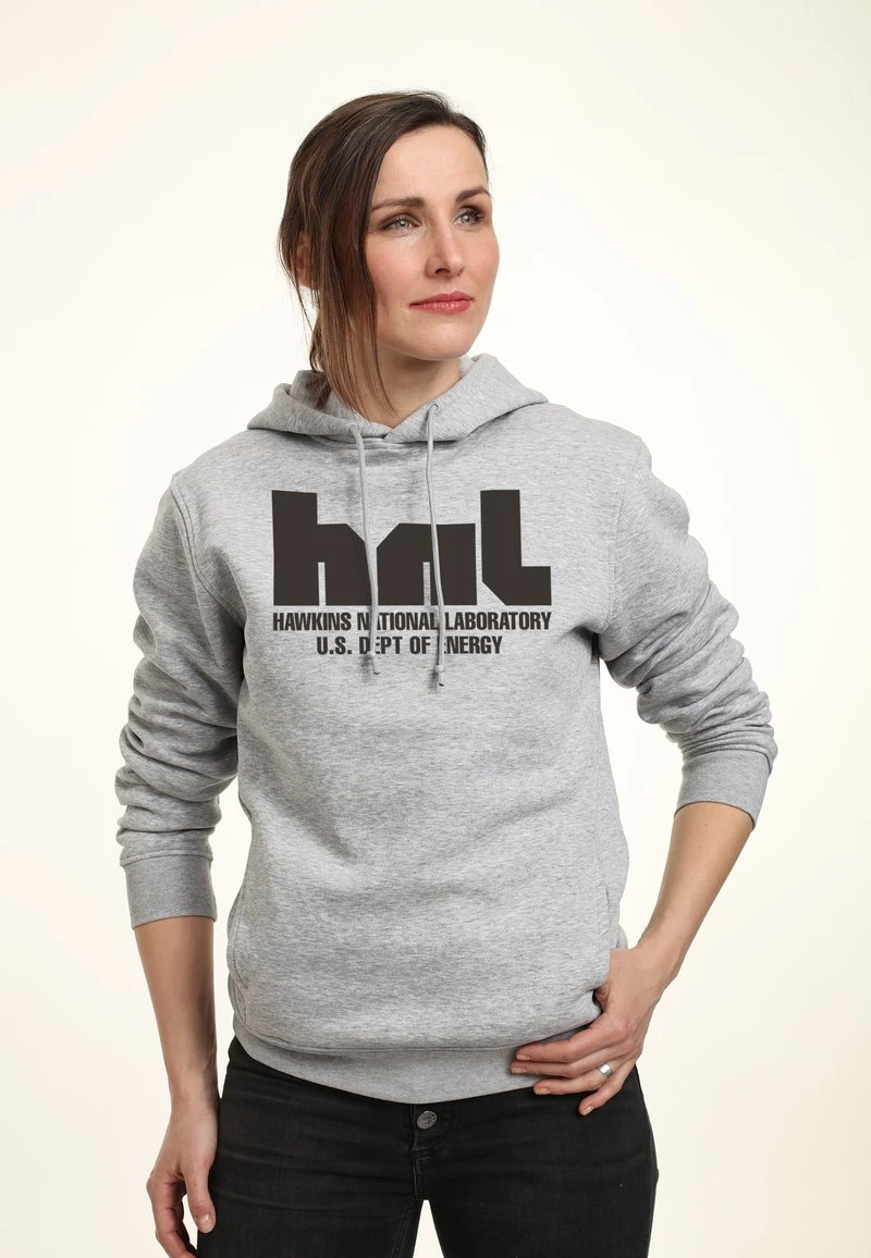 Henry Tiger STRANGER THINGS HAWKINS NATIONAL LABORATORY - Kapuzenpullover - Heather Grey 3 Henry Tiger STRANGER THINGS HAWKINS NATIONAL LABORATORY - Kapuzenpullover - Heather Grey – Bild 3