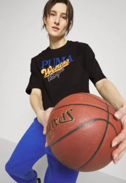 Puma Strong Side Tee - T-Shirt Print - Black -Friboo Verkauf Geschaft 446296bfd63b4ac09957edc96cd6c693