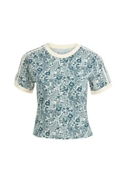 Adidas Originals X LIBERTY LONDON AOP CALI - Print T-shirt - Cream White Aurora Ivy -Friboo Verkauf Geschaft 4635b8a48b084eb4b82791bae766e2f4