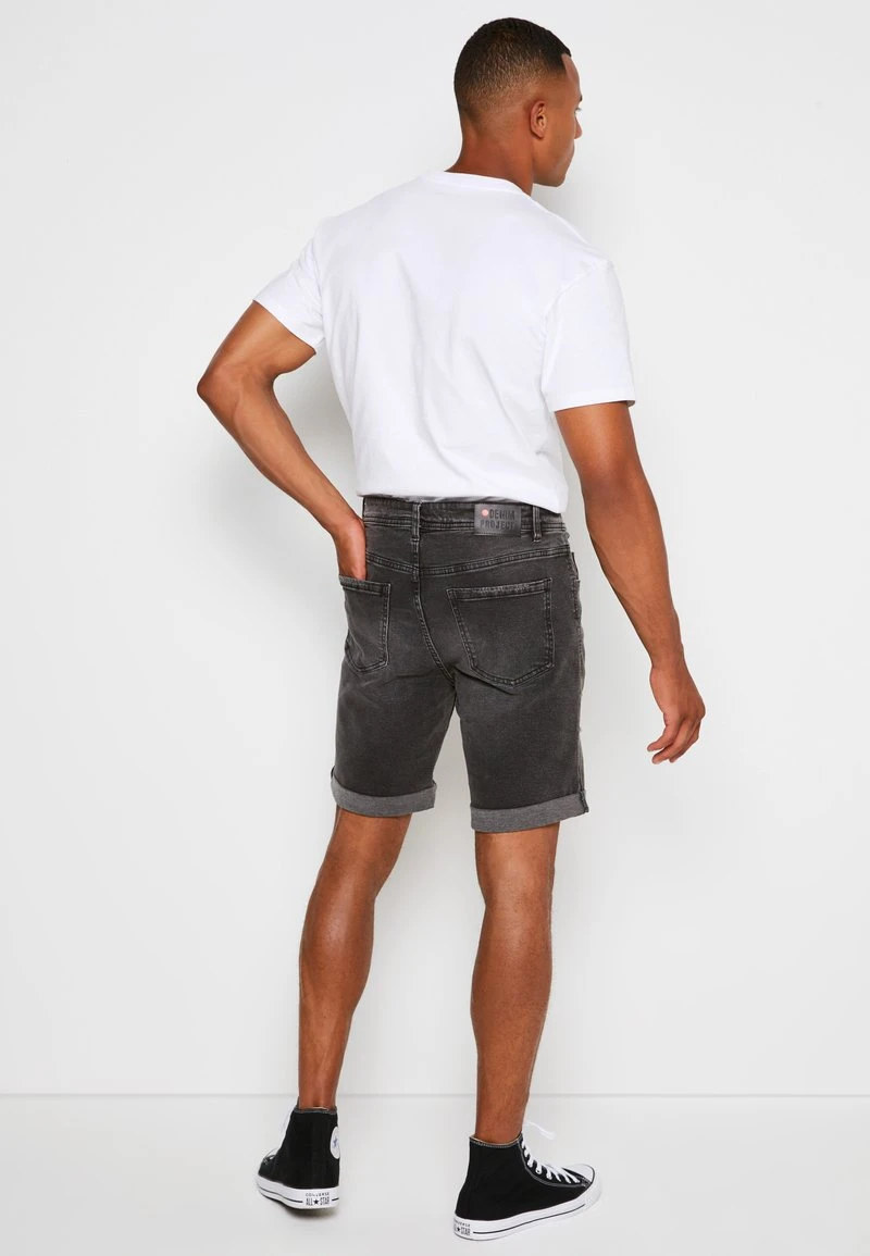 Denim Project ORANGE DESTROY - Jeans Shorts - Grey Washed 3 Denim Project ORANGE DESTROY - Jeans Shorts - Grey Washed – Bild 3