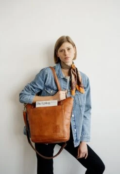 VERONA - Shopping Bag - Braun